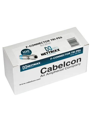 F-CONNECTOR TRI PE6